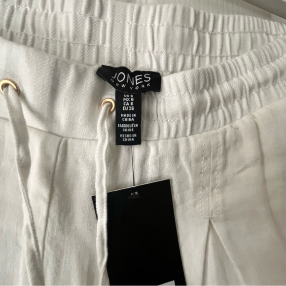 Linen and Cotton White Pants - Picture 9 of 16
